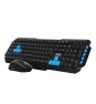 3GO COMBODRILEH2 teclado Ratón incluido Juego USB QWERTY Negro