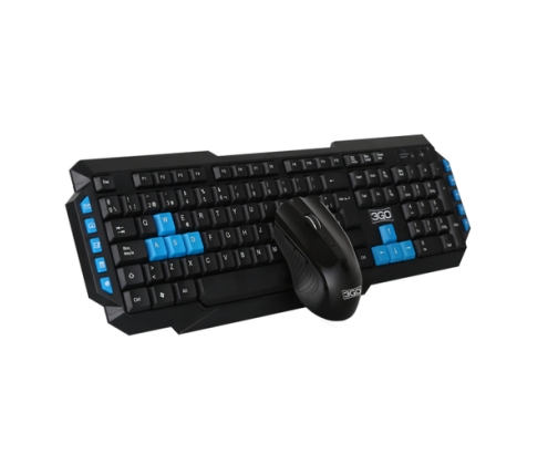 3GO COMBODRILEH2 teclado Ratón incluido Juego USB QWERTY Negro