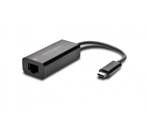 Adaptador de red kensington usb tipo-c a ethernet CA1100E negro K33475WW