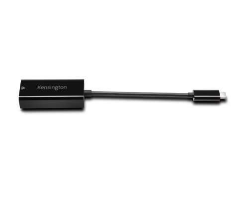 Adaptador de red kensington usb tipo-c a ethernet CA1100E negro K33475WW