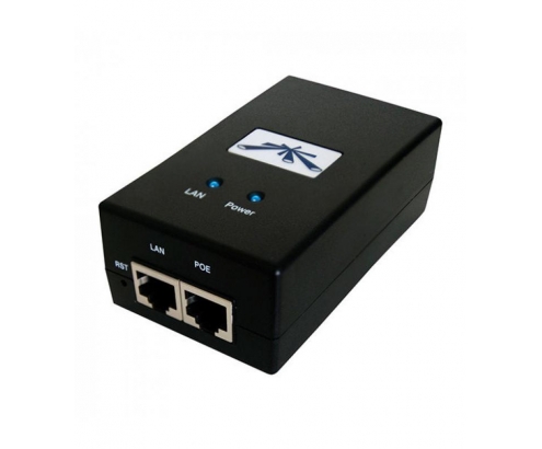 ADAPTADOR UBIQUITI POE-24 NEGRO POE-24-24W-G