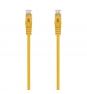 AISENS Cable de Red Latiguillo RJ45 LSZH Cat.6A 500 Mhz UTP AWG24, Amarillo, 25CM