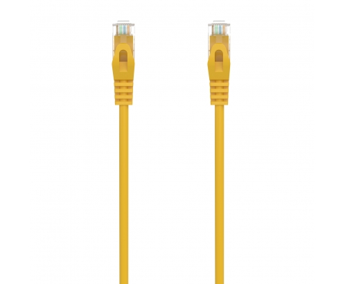 AISENS Cable de Red Latiguillo RJ45 LSZH Cat.6A 500 Mhz UTP AWG24, Amarillo, 30CM