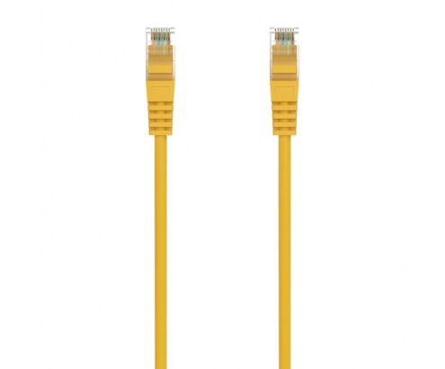 AISENS Cable de Red Latiguillo RJ45 LSZH Cat.6A 500 Mhz UTP AWG24, Amarillo, 30CM