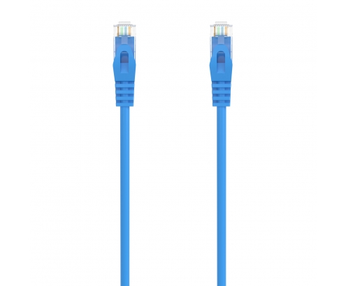 AISENS Cable de Red Latiguillo RJ45 LSZH Cat.6A 500 Mhz UTP AWG24, Azul, 25CM