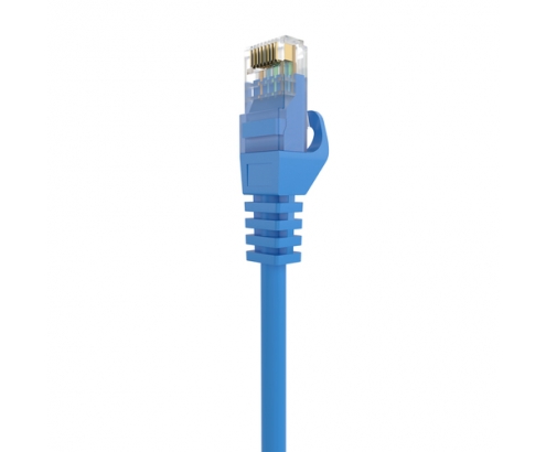 AISENS Cable de Red Latiguillo RJ45 LSZH Cat.6A 500 Mhz UTP AWG24, Azul, 30CM