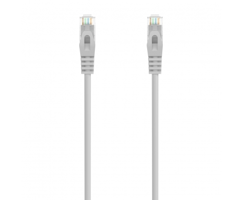 AISENS Cable de Red Latiguillo RJ45 LSZH Cat.6A 500 Mhz UTP AWG24, Gris, 30CM