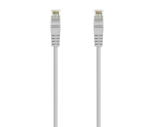 AISENS Cable de Red Latiguillo RJ45 LSZH Cat.6A 500 Mhz UTP AWG24, Gris, 30CM