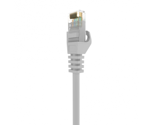 AISENS Cable de Red Latiguillo RJ45 LSZH Cat.6A 500 Mhz UTP AWG24, Gris, 30CM
