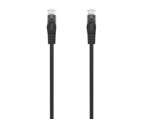 AISENS Cable de Red Latiguillo RJ45 LSZH Cat.6A 500 Mhz UTP AWG24, Negro, 1.5M