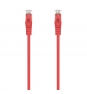 AISENS Cable de Red Latiguillo RJ45 LSZH Cat.6A 500 Mhz UTP AWG24, Rojo, 30CM