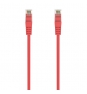AISENS Cable de Red Latiguillo RJ45 LSZH Cat.6A 500 Mhz UTP AWG24, Rojo, 30CM
