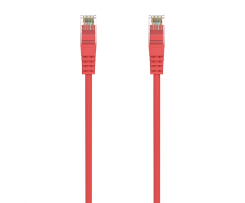 AISENS Cable de Red Latiguillo RJ45 LSZH Cat.6A 500 Mhz UTP AWG24, Rojo, 30CM