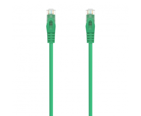 AISENS Cable de Red Latiguillo RJ45 LSZH Cat.6A 500 Mhz UTP AWG24, Verde, 2.0M