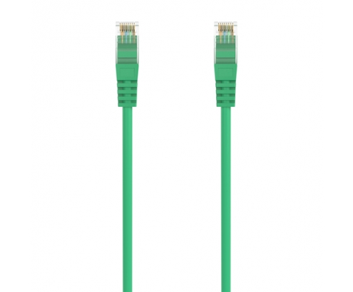 AISENS Cable de Red Latiguillo RJ45 LSZH Cat.6A 500 Mhz UTP AWG24, Verde, 25CM