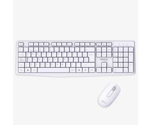 Approx APPMX420W Teclado + ratón inalámbrico