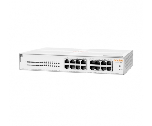 Aruba Instant On 1430 16G Class4 PoE 124W No administrado L2 Gigabit Ethernet (10/100/1000) EnergÍa sobre Ethernet (PoE) 1U Blanco