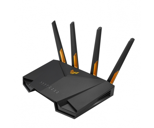 ASUS 90IG0790-MO3B00 router inalámbrico Gigabit Ethernet Doble banda (2,4 GHz / 5 GHz) Negro, Naranja