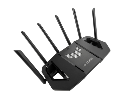 ASUS 90IG0A30-MO9C00 router inalámbrico 2.5 Gigabit Ethernet Tribanda (2.4 GHz / 5 GHz / 6 GHz) Negro