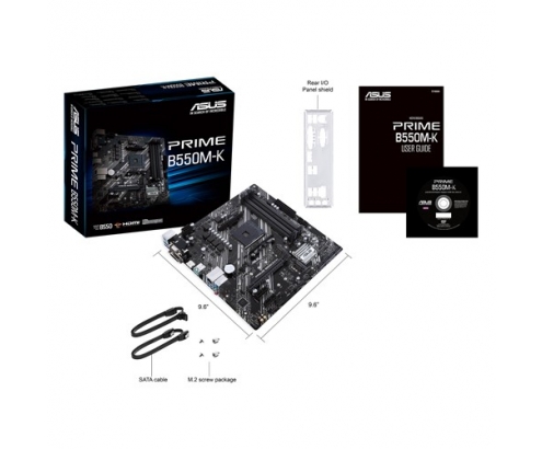ASUS PRIME B550M-K PLACA BASE AM4 Micro ATX AMD B550 90MB14V0-M0EAY0