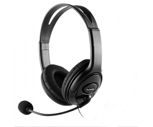 Auriculares CoolBox Coolchat U1 Diadema Negro COO-AUM-01U