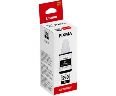 BOTELLA TINTA CANON GI-590 135ML COMPATIBLE SEGUN ESPECIFICACIONES NEGRA 1603C001AA