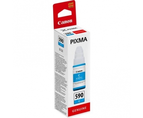 BOTELLA TINTA CANON GI-590 70ML CIAN COMPATIBLE SEGUN ESPECIFICACIONES 1604C001AA