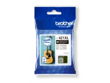 Brother LC-421XLBK cartucho de tinta 1 pieza(s) Original Alto rendimie...