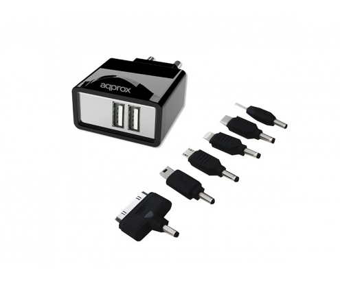 CARGADOR TABLET TELEFONO APPROX UNIVERSAL APPROX APPUATS
