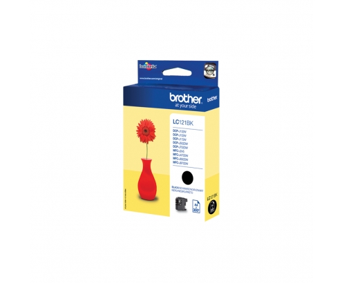 Cartucho de tinta brother original negro LC121BK