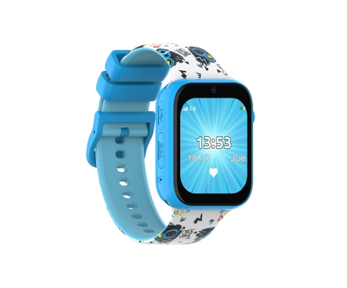 Cefa Hola Watch Reloj Inteligente Fiber + Blue con correa intercambiable y protector pantalla