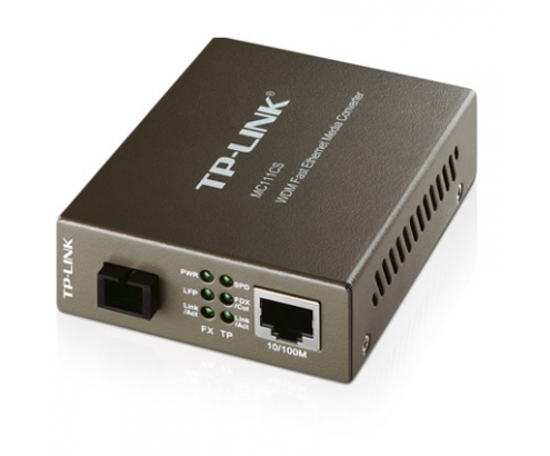 CONVERTIDOR TP-LINK MC111CS RJ45 ETH A FIBRA MONOMODO