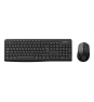 CoolBox Kit Teclado inalámbrico de membrana español con ratón ergonómico y teclas multimedia