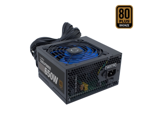 CoolBox CoolPower 650W unidad de fuente de alimentación 20+4 pin ATX ATX Negro