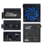 CoolBox CoolPower 750W unidad de fuente de alimentación 20+4 pin ATX ATX Negro
