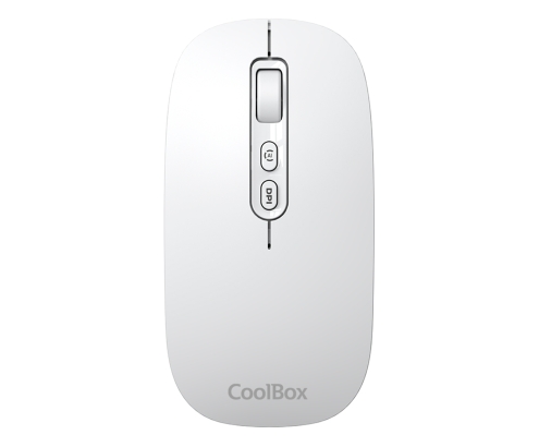 CoolBox W02 ratón Hogar Ambidextro RF Wireless + Bluetooth Óptico 1600 DPI