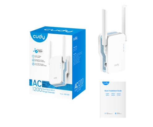 Cudy RE1200 amplificador de señal Wi-fi