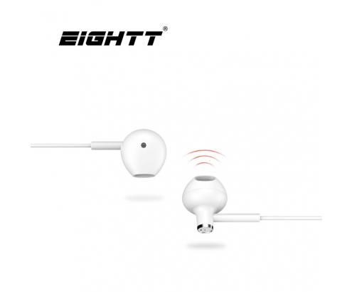 Eightt Auriculares con micrófono XI y control de volumen