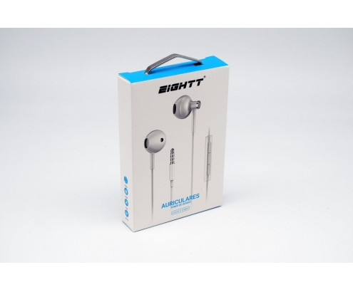 Eightt Auriculares con micrófono XI y control de volumen