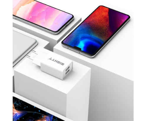 Eightt Cargador Smartphone / Tablet Micro USB 5V 2.4A con cable Micro USB