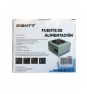 Eightt Fuente de Alimentación 500W. Ventilador silencioso de 12 cm. 1 x ATX 20+4 pines, 1 x EPS/ATX 12V 4 pines, 4x SATA, 2x Molex