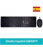 EWENT EW3256 TECLADO Y RATON INALAMBRICOS NEGRO