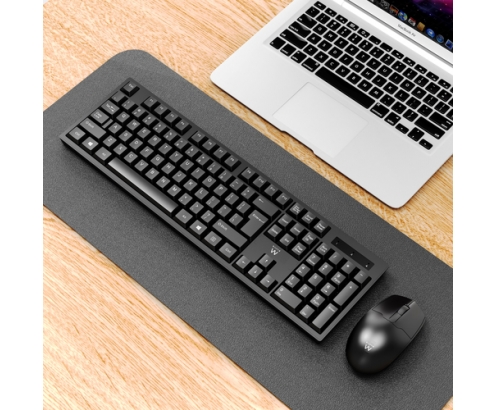 Ewent EW3281 teclado Ratón incluido RF inalámbrico QWERTY Español Negro