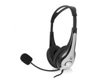 Ewent EW3565 auricular y casco Auriculares Alámbrico Diadema Llamadas...