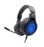 Ewent PL3322 Auriculares gaming diadema conector de 3.5mm negro azul