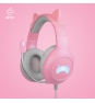 FR-TEC Cascos gamer Tanooki con Orejas Diadema