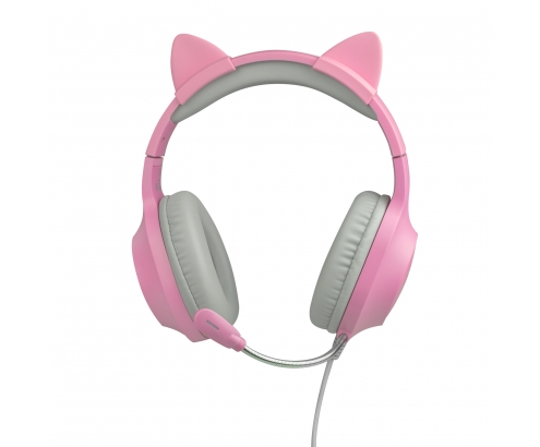 FR-TEC Cascos gamer Tanooki con Orejas Diadema