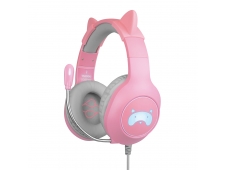 FR-TEC Cascos gamer Tanooki con Orejas Diadema