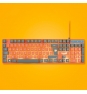 FR-TEC PC Dragon Ball Super PACK Keyboard + Mouse + Mousepad teclado Ratón incluido USB Gris, Naranja