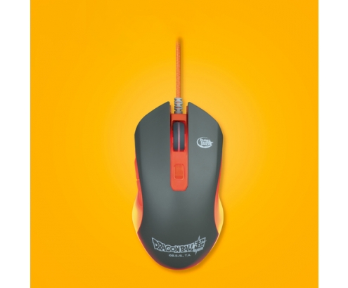 FR-TEC PC Dragon Ball Super PACK Keyboard + Mouse + Mousepad teclado Ratón incluido USB Gris, Naranja